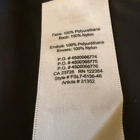 Artizia Wilfred Free Daria Black Faux Leather Leggings. Size XXS. - Picture 7 of 7